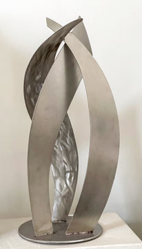 Cast iron sculpture